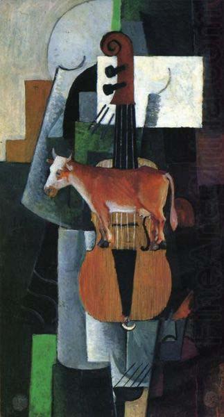 Cow and Fiddle, Kazimir Malevich
